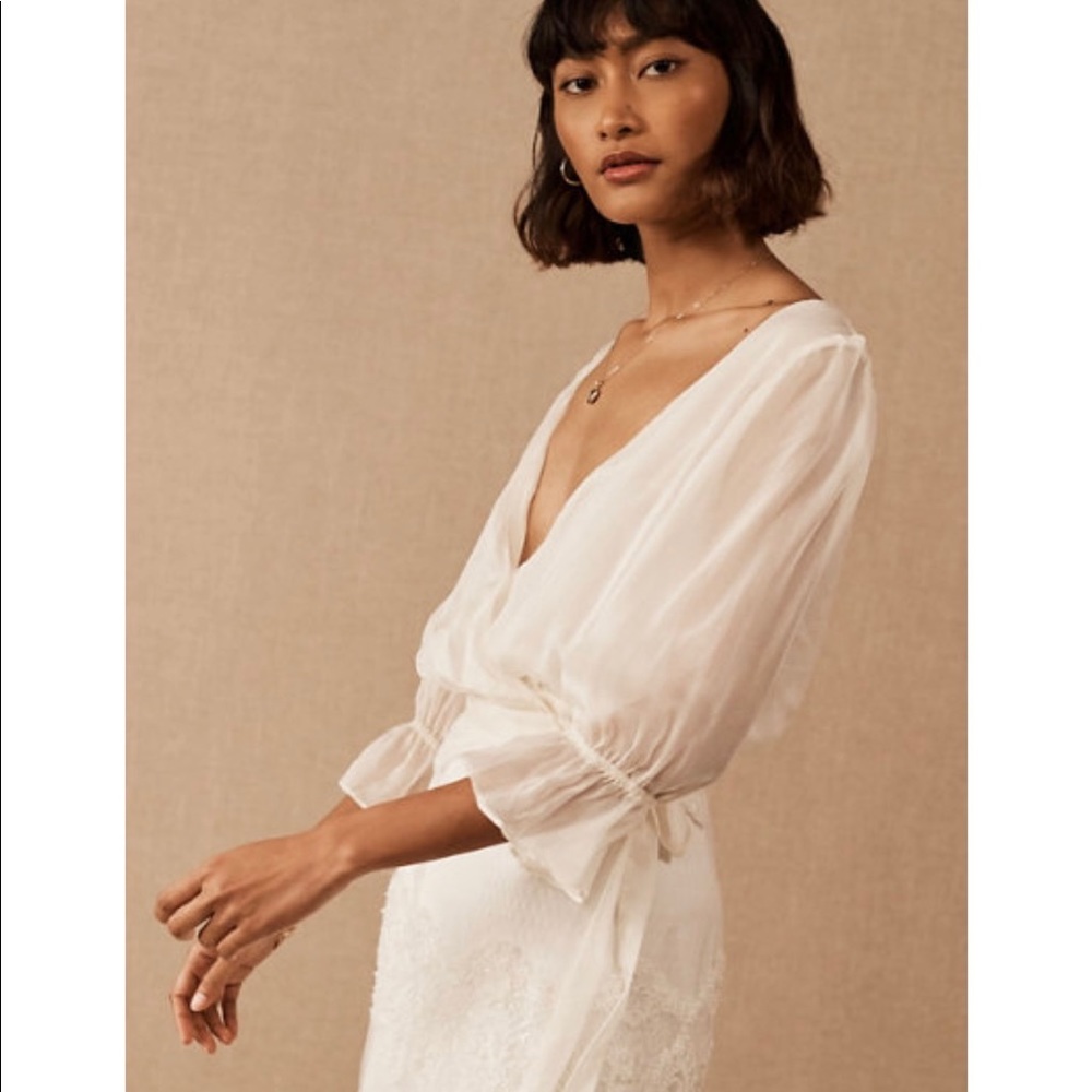 BHLDN Catherine Deane Teagan silk top - Picture 4 of 4